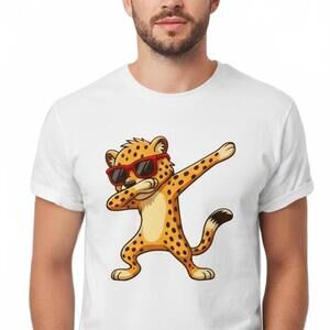 T-Shirt / Cool Leopard Cheetos Leopard / Graphic Tee  / Large / New